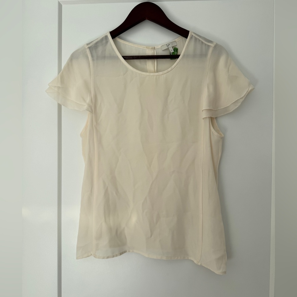 Joie Silk Elegant Cream Women's Top